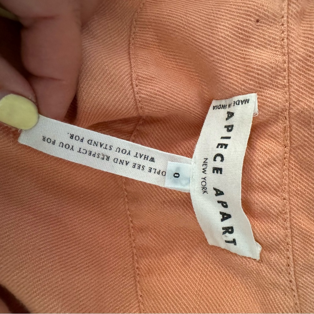APIECE APART Peach Azore Jumpsuit - Picture 6 of 8